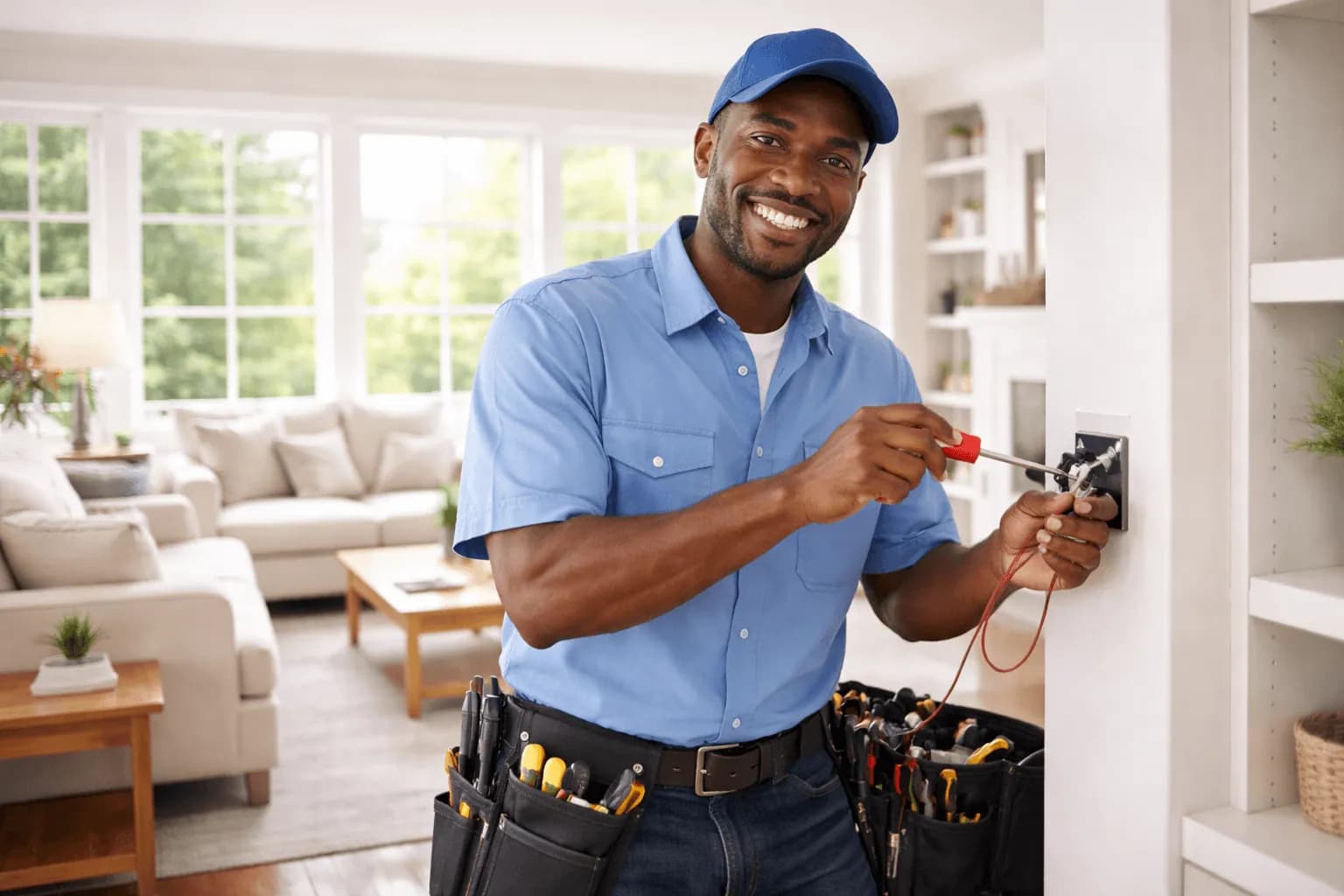 Handyperson at work